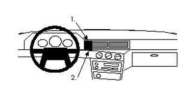 Volvo 740/940 91-98, Center