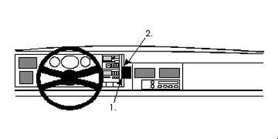 ProClip Monteringsbygel Chevrolet Silverado/Surburban/Tahoe/Pickup 92-94, Centrerad