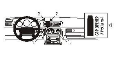 Volvo C70/S70/V70 97-00, Center