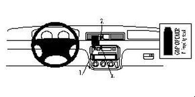Honda CR-V 97-01, Centrerad