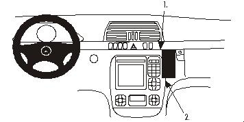 Brodit ProClip, Mercedes Benz S-Class 00-02
