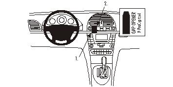 Brodit ProClip, Mercedes Benz E-Class, Coupé/Sedan/Stationwagon 02-09