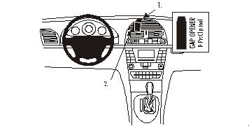 Brodit ProClip, Mercedes Benz E-Class, Coupé/Sedan/Stationwagon 02-09
