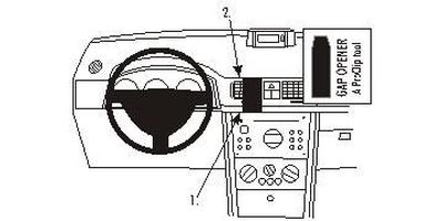 Opel Meriva 03-10, Centrerad