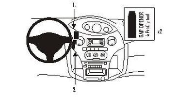 Toyota Yaris 03-05, Centrerad
