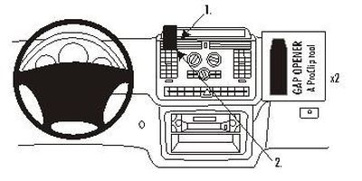 Mercedes Benz Vito 04-14, Centrerad, Prylfack