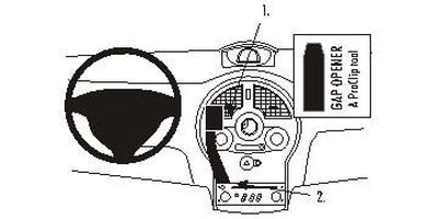Renault Modus 05-13, Centrerad