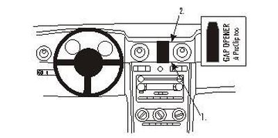Ford Mustang 05-09, Centrerad
