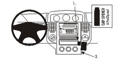 Nissan X-Trail 04-07, Vinklad, Låg