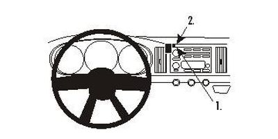 ProClip Monteringsbygel Chevrolet SSR 03-06, Centrerad