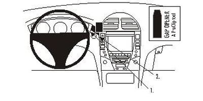 Lexus ES Serie 06-12, Centrerad