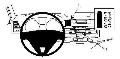 Renault Laguna 08-15, Centrerad