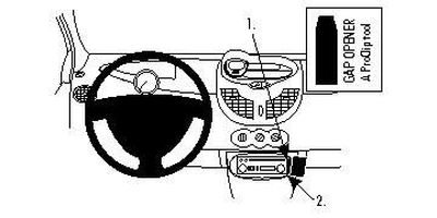 Renault Twingo 08-12, Centrerad