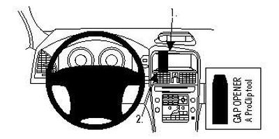 Volvo XC60 09-13, Centrerad, Hög