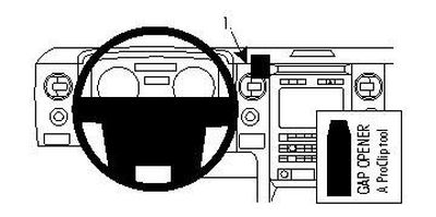 Ford F-Series 150 09-14, Centrerad, Silver&Träpanel