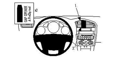 Citroen C4 II 11-15, Centrerad