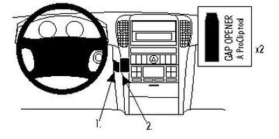 Kia Sorento 02-07, Centrerad