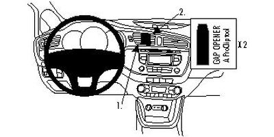 Kia Ceed 12-15, Centrerad