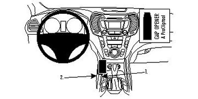 Hyundai Santa Fe 13-15, Centrerad