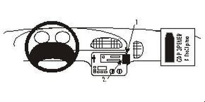 ProClip Monteringsbygel Chrysler Voyager 96-00