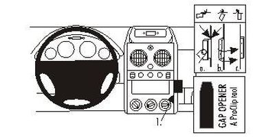 ProClip Monteringsbygel Citroen Berlingo/Peugeot Partner 03-08
