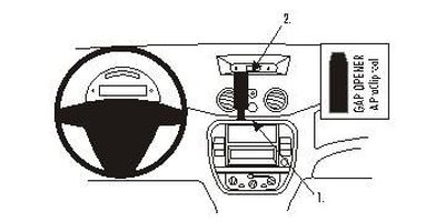 ProClip Monteringsbygel Citroen C2/C3 06-09