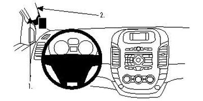 ProClip Monteringsbygel Ford Ranger 12-15
