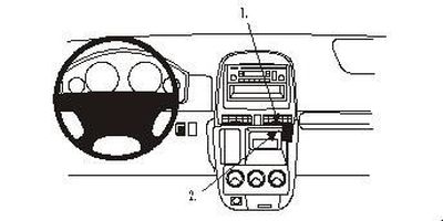 ProClip Monteringsbygel Honda CR-V 02-06