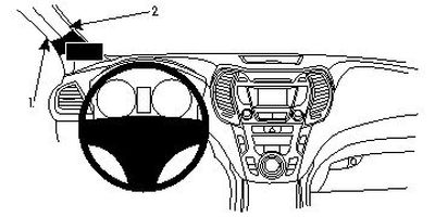 ProClip Monteringsbygel Hyundai Santa Fe 13-15
