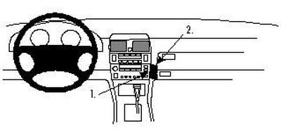 ProClip Monteringsbygel Lexus LS Serie 95-98