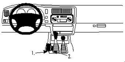ProClip Monteringsbygel Mitsubishi L200/Pick Up 97-05