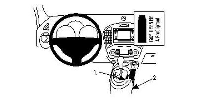 ProClip Monteringsbygel Nissan Juke 11-15, Konsol