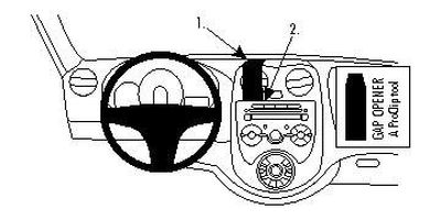 ProClip Monteringsbygel Nissan Micra 11-14