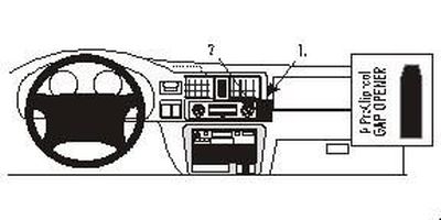 ProClip Monteringsbygel Opel Frontera 99-03/Honda Passport 98-02