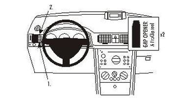 ProClip Monteringsbygel Opel Meriva 03-10