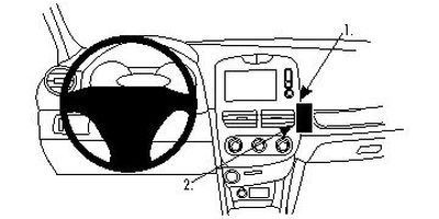 ProClip Monteringsbygel Renault Clio 13-15