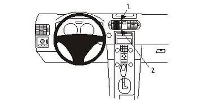 ProClip Monteringsbygel Volvo S40/V50 04-12, Volvo C30 07-15, Volvo C70 06-15