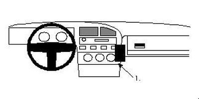 ProClip Monteringsbygel Volkswagen Corrado 89-93