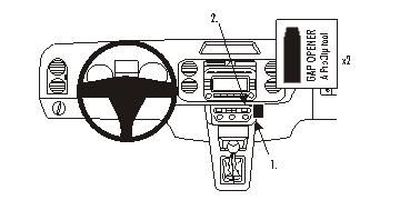 ProClip Monteringsbygel Volkswagen Tiguan 08-15
