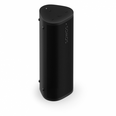 Sonos Roam 2 bärbar högtalare med Bluetooth och Wi-Fi, svart