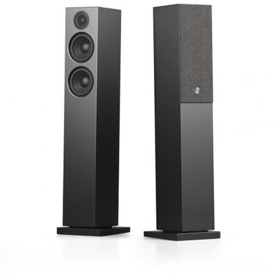 Audio Pro A38 aktiva golvhögtalare med wifi, svart par