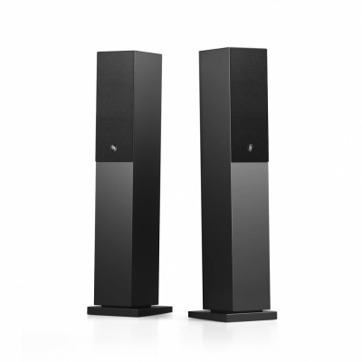 Audio Pro A38 W aktiva golvhögtalare med Wi-Fi, svart