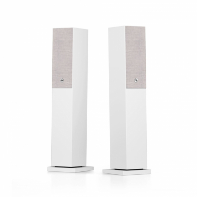 Audio Pro A38 W aktiva golvhögtalare med Wi-Fi, vit