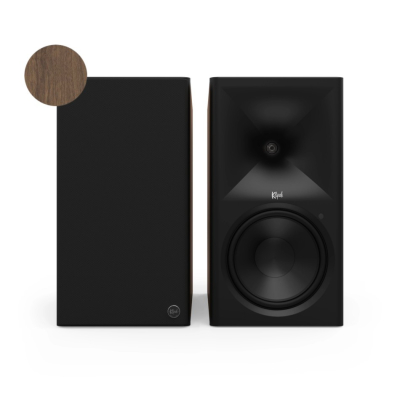 Klipsch The Nines II aktiva streaminghögtalare med HDMI & Dolby Atmos, valnöt par