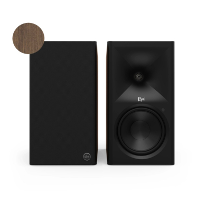 Klipsch The Sevens II aktiva streaminghögtalare med HDMI & Dolby Atmos, valnöt par