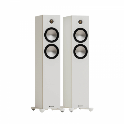 Monitor Audio Bronze 300 7G golvhögtalare, vit par