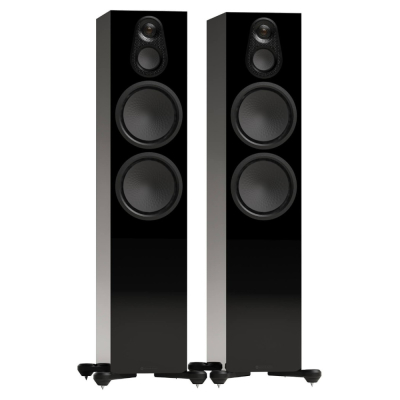 Monitor Audio Silver 500 8G golvhögtalare, svart par