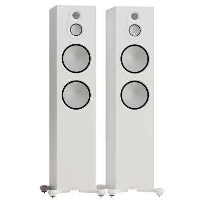 Monitor Audio Silver 500 8G golvhögtalare, vitt par
