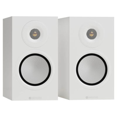 Monitor Audio Silver 50 8G stativhögtalare, vitt par