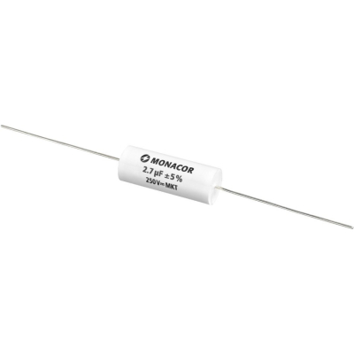 Monacor MKTA-27 MKT-foliekondensator, 2.7 µF, 250 V